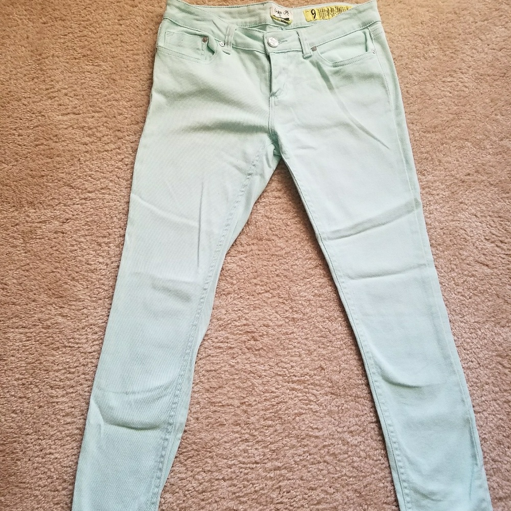 Mint Green Skinny Jeans